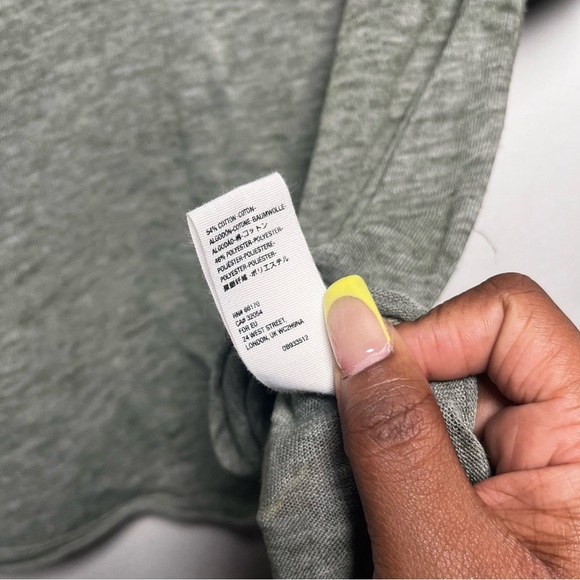 We the Free Green Shirt Small Green Vintage Wash Short Sleeve Oversized Boxy - Picture 6 of 8